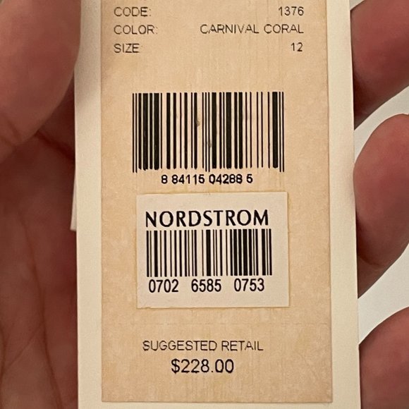 NWT Women's Leifsdottir 100% Silk Coral Floral Print Top Size 12 - Picture 4 of 8